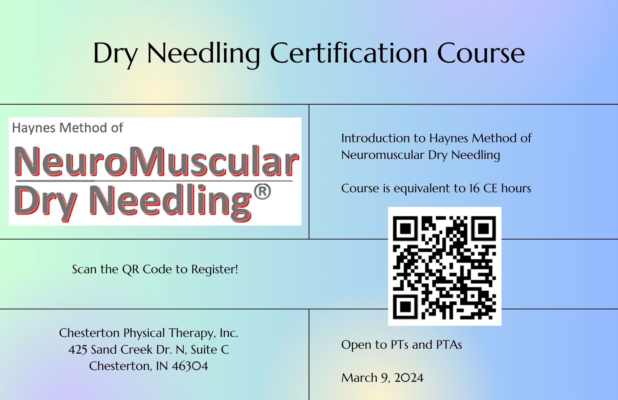 Dry Needling Certification Course